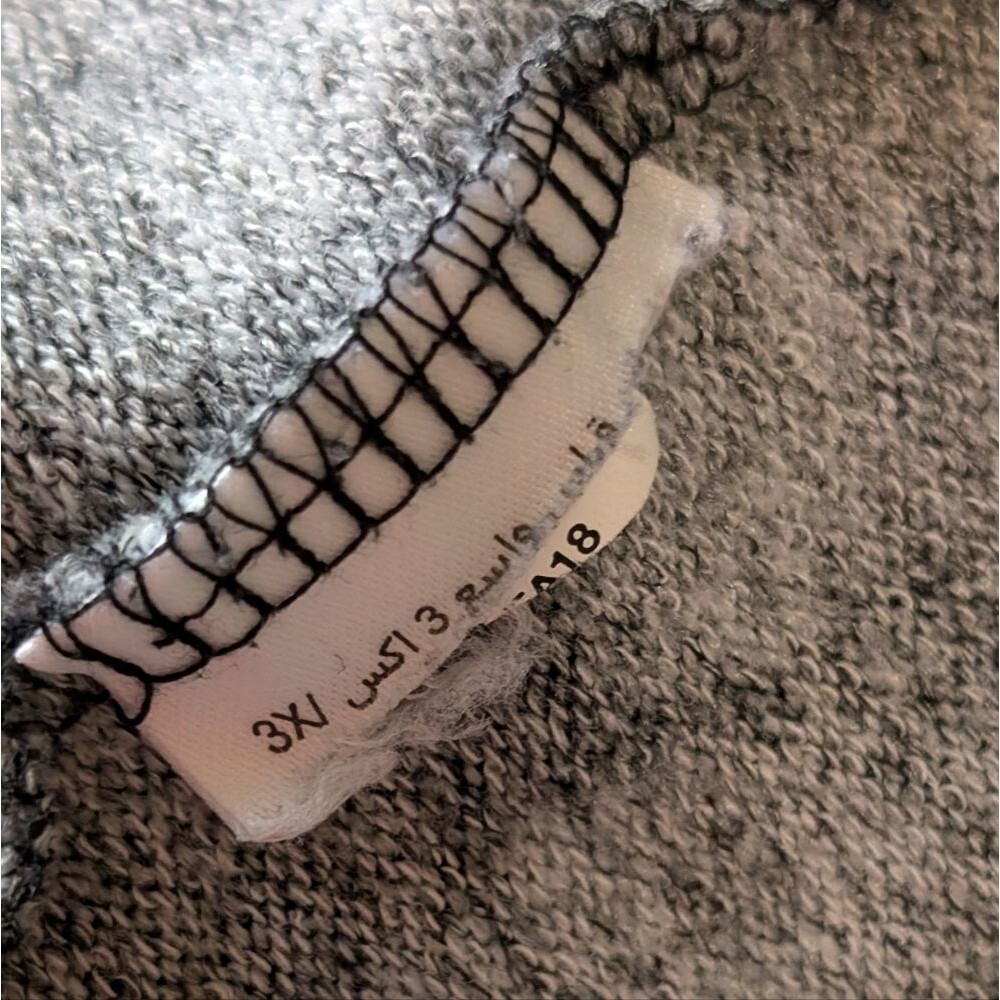 Style & Co knit top women's 3X leaf print lantern sleeve scoop neck plus - Picture 7 of 10